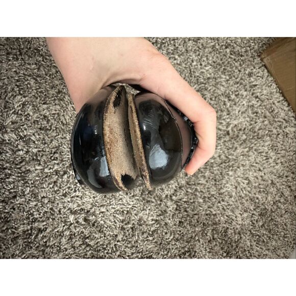 SALVATORE FERRAGAMO BLACK LEATHER GANCINI BUCKLE SHOES SIZE 9 B - Picture 8 of 10